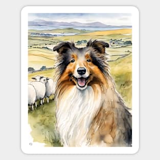 Shetland Sheep Dog Sticker